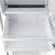 FORNO Guardia 46.8" 21.6 cu. ft. Side-By-Side Refrigerator with Bottom Freezer in Stainless Steel- FFFFD1778-48 FORNO