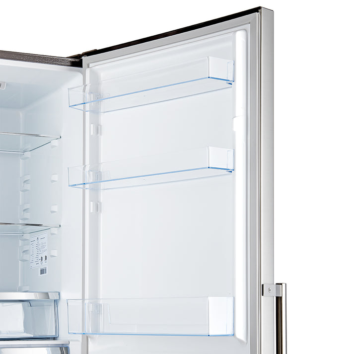 FORNO Guardia 46.8" 21.6 cu. ft. Side-By-Side Refrigerator with Bottom Freezer in Stainless Steel- FFFFD1778-48 FORNO