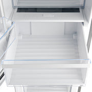 FORNO Guardia 46.8" 21.6 cu. ft. Side-By-Side Refrigerator with Bottom Freezer in Stainless Steel- FFFFD1778-48 FORNO