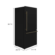 FORNO Milano Espresso 31" Black 17.2 cu. ft, FFFFD1785-31BLK FORNO
