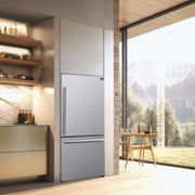 FORNO Milano Espresso 31" Stainless 17.2 cu. ft. Right Swing Bottom Freezer Refrigerator, FFFFD1785-31S FORNO