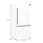 FORNO Milano Espresso 31" White 17.2 cu. ft, FFFFD1785-31WHT FORNO