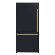 FORNO Milano Espresso 31" Black with Ice Maker, FFFFD1786-31BLK FORNO