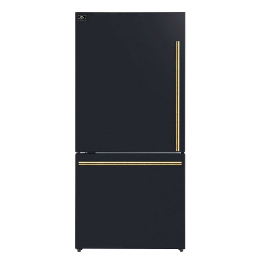 FORNO Milano Espresso 31" Black with Ice Maker, FFFFD1786-31BLK FORNO