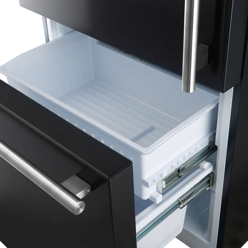 FORNO Milano Espresso 31" Black with Ice Maker, FFFFD1786-31BLK FORNO