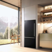 FORNO Milano Espresso 31" Black with Ice Maker, FFFFD1786-31BLK FORNO