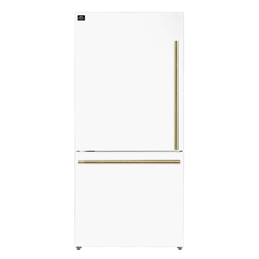FORNO Milano Espresso 31" White with Ice Maker, FFFFD1786-31WHT FORNO