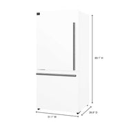 FORNO Milano Espresso 31" White with Ice Maker, FFFFD1786-31WHT FORNO