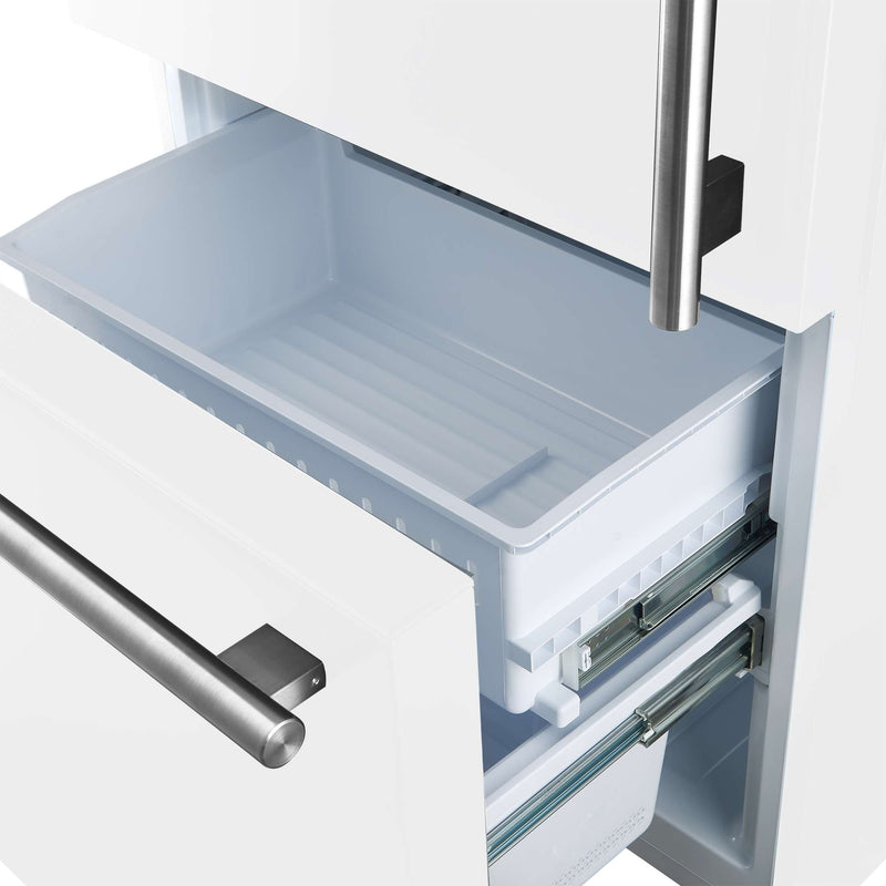 FORNO Milano Espresso 31" White with Ice Maker, FFFFD1786-31WHT FORNO