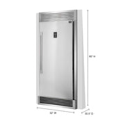 FORNO Rizzuto 28" Upright Convertible Refrigerator Right Swing with Decorative Grill - 32" Wide, FFFFD1933-32RS FORNO