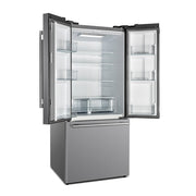FORNO Gallipoli 30" 17.5 cu. ft. French Door Refrigerator in Stainless Steel with Ice Maker- FFFFD1974-31SB FORNO