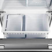 FORNO Gallipoli 30" 17.5 cu. ft. French Door Refrigerator in Stainless Steel with Ice Maker- FFFFD1974-31SB FORNO