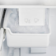 FORNO Gallipoli 30" 17.5 cu. ft. French Door Refrigerator in Stainless Steel with Ice Maker- FFFFD1974-31SB FORNO