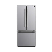 FORNO Premium 2-Piece Kitchen Bundle - 30" Gas Range and 30" Refrigerator with Ice Maker, FBDL-019-01CAUS FORNO
