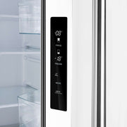 FORNO Gallipoli Espresso 30"-Wide White French Door Refrigerator with Bottom Freezer 17.5 Cu. Ft. Capacity - No Frost with Ice Maker, FFFFD1974-31WHT FORNO
