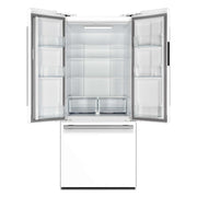 FORNO Gallipoli Espresso 30"-Wide White French Door Refrigerator with Bottom Freezer 17.5 Cu. Ft. Capacity - No Frost with Ice Maker, FFFFD1974-31WHT FORNO