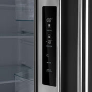 FORNO Gallipoli 30" French Door Refrigerator, 17.5 cu.ft. Capacity & Modern Decorative Grill - 34" Wide, FFFFD1974-35MG FORNO