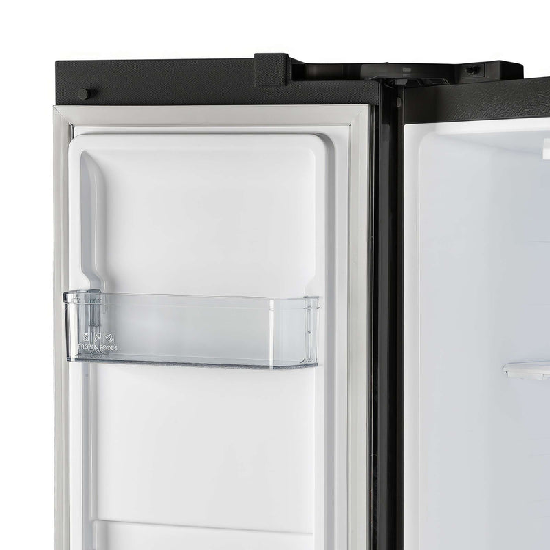 FORNO Salerno Espresso 33" Side-by-Side 15.6 Cu.Ft. Black Refrigerator, FFRBI1805-33BLK FORNO