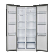 FORNO Salerno Espresso 33" Side-by-Side 15.6 Cu.Ft. Black Refrigerator, FFRBI1805-33BLK FORNO