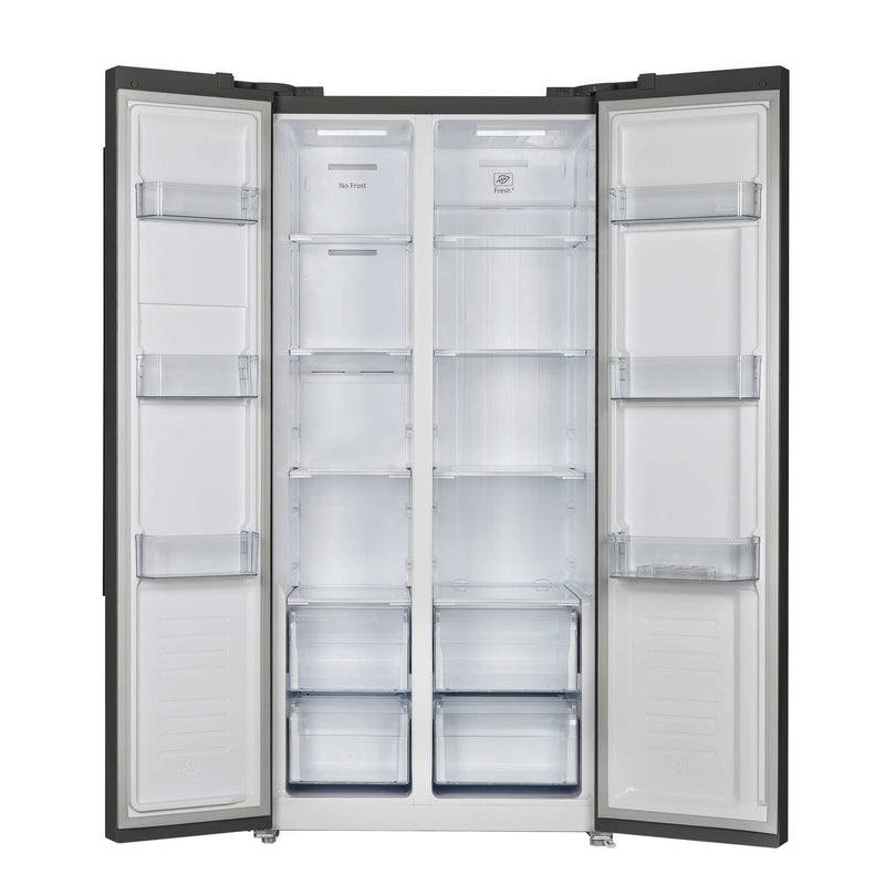 FORNO Salerno Espresso 33" Side-by-Side 15.6 Cu.Ft. Black Refrigerator, FFRBI1805-33BLK FORNO