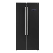 FORNO Salerno Espresso 33" Side-by-Side 15.6 Cu.Ft. Black Refrigerator, FFRBI1805-33BLK FORNO