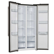 FORNO Salerno Espresso 33" Side-by-Side 15.6 Cu.Ft. Black Refrigerator, FFRBI1805-33BLK FORNO