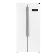 FORNO Salerno Espresso 33" Side-by-Side 15.6 cu. ft White Refrigerator, FFRBI1805-33WHT FORNO