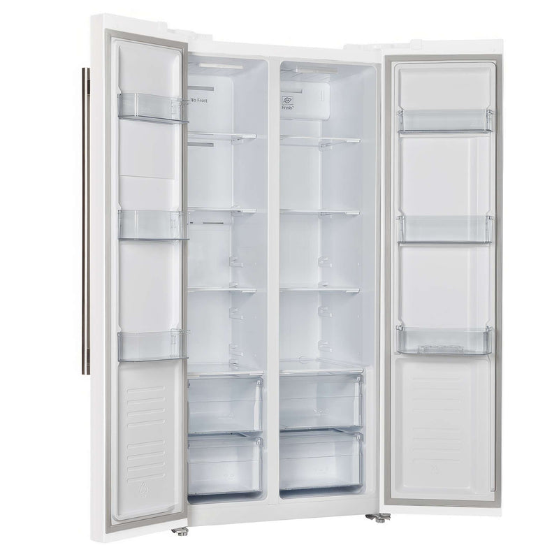FORNO Salerno Espresso 33" Side-by-Side 15.6 cu. ft White Refrigerator, FFRBI1805-33WHT FORNO