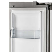 FORNO Salerno 33" Built-in Stainless Steel Refrigerator 15.6 cu. ft - With Modern Decorative Grill - 37" Wide, FFRBI1805-37MG FORNO