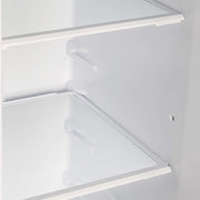 FORNO Salerno 33" Built-in Stainless Steel Refrigerator 15.6 cu. ft - With Modern Decorative Grill - 37" Wide, FFRBI1805-37MG FORNO