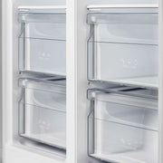 FORNO Salerno 33" Built-in Stainless Steel Refrigerator 15.6 cu. ft - With Decorative Grill - 37"es Wide, FFRBI1805-37SG FORNO