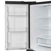 FORNO Moena Espresso 36" French Door Refrigerator in Black, 19.2 cu. ft, FFRBI1820-36BLK FORNO