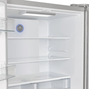FORNO Moena 36" 19.2 cu. ft. Counter Depth Refrigerator with Ice Maker in Stainless Steel- FFRBI1820-36SB FORNO