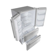 FORNO Premium 3-Piece Kitchen Bundle - Galiano 36" Dual Fuel Range, 36" Built-In Refrigerator, 24" Built-In Dishwasher, FBDL-004-02CAUS FORNO