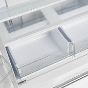 FORNO Moena Espresso 36" French Door Refrigerator in White, 19.2 cu. ft, FFRBI1820-36WHT FORNO