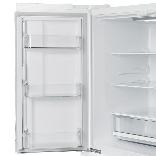FORNO Moena Espresso 36" French Door Refrigerator in White, 19.2 cu. ft, FFRBI1820-36WHT FORNO