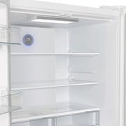 FORNO Moena Espresso 36" French Door Refrigerator in White, 19.2 cu. ft, FFRBI1820-36WHT FORNO
