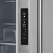 FORNO Moena 40" French Door 19.2 cu. ft Stainless Steel Refrigerator, with Modern Decorative Grill - 40" Wide, FFRBI1820-40MG FORNO