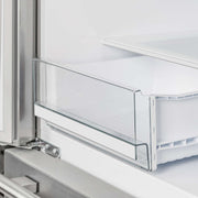 FORNO Moena 40" French Door 19.2 cu. ft Stainless Steel Refrigerator, with Modern Decorative Grill - 40" Wide, FFRBI1820-40MG FORNO