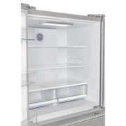 FORNO Moena 36" French Door 19.2 cu. ft Stainless Steel Refrigerator, with Decorative Grill , FFRBI1820-40SG FORNO