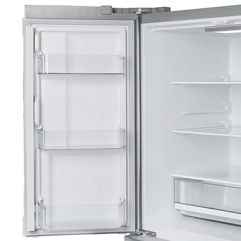 FORNO Moena 36" French Door 19.2 cu. ft Stainless Steel Refrigerator, with Decorative Grill , FFRBI1820-40SG FORNO