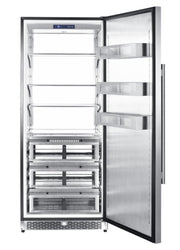 FORNO Colone 30" 14.6 cu.ft. Freestanding Refrigerator in Stainless Steel, FFRBI1821-30S FORNO