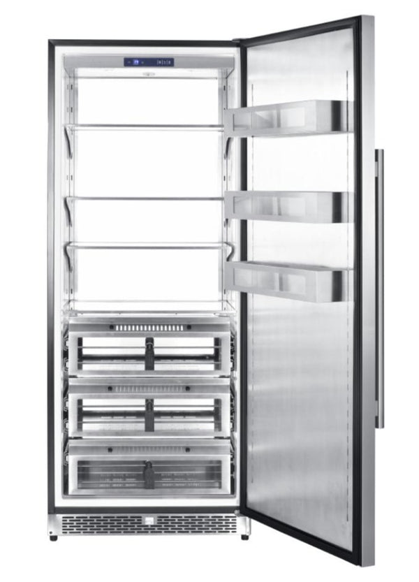 FORNO Colone 30" 14.6 cu.ft. Freestanding Refrigerator in Stainless Steel, FFRBI1821-30S FORNO