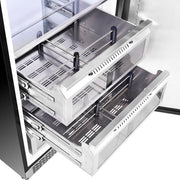 FORNO Colone 30" 14.6 cu.ft. Freestanding Refrigerator in Stainless Steel, FFRBI1821-30S FORNO