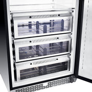 FORNO Colone 30" 14.6 cu.ft. Freestanding Refrigerator in Stainless Steel, FFRBI1821-30S FORNO