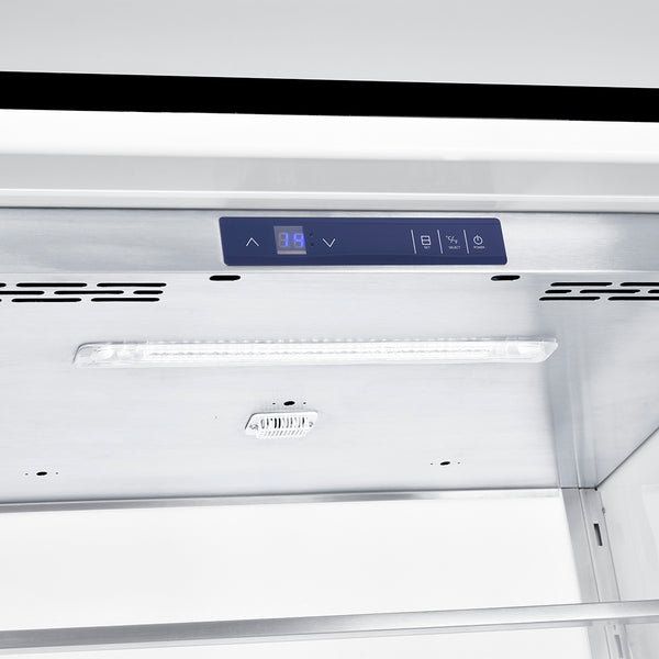 FORNO Colone 30" 14.6 cu.ft. Freestanding Refrigerator in Stainless Steel, FFRBI1821-30S FORNO