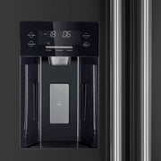 FORNO Salerno Espresso 36" Side-by-Side Black Refrigerator 20 cu. ft, FFRBI1844-36BLK FORNO