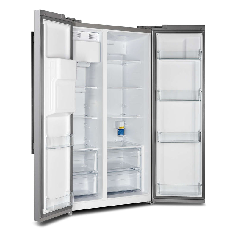 FORNO Salerno 36" Side by Side Stainless Steel Refrigerator 20 cu.ft, FFRBI1844-36SB FORNO