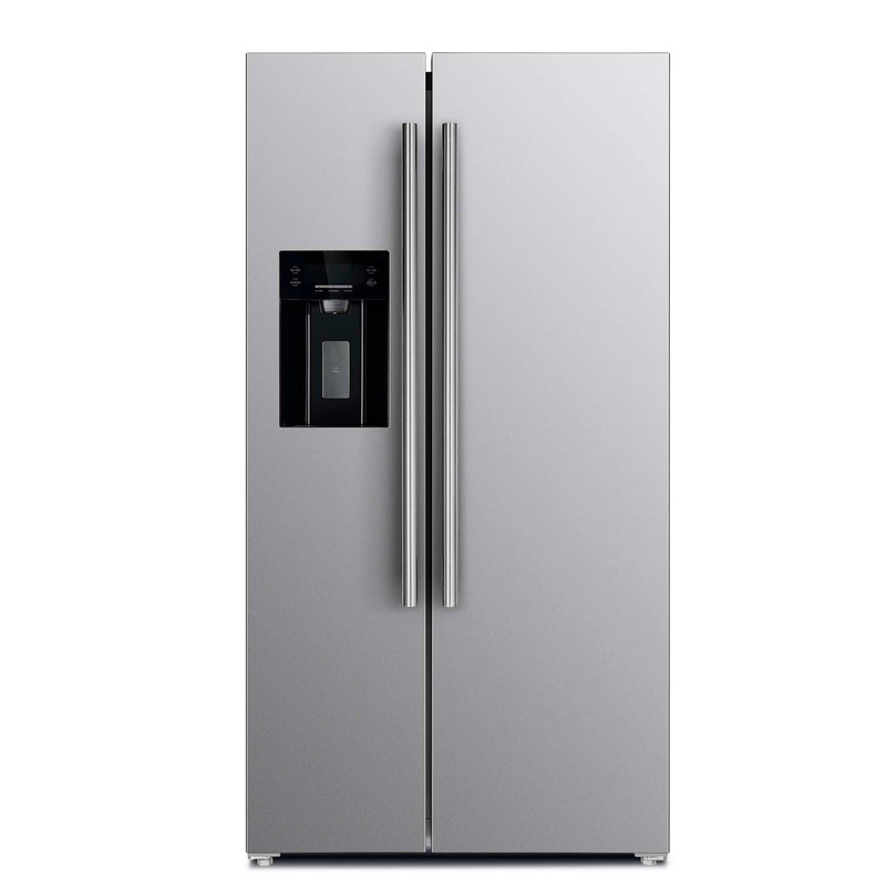 FORNO Salerno 36" Side by Side Stainless Steel Refrigerator 20 cu.ft, FFRBI1844-36SB FORNO