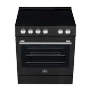 FORNO Leonardo Espresso 30" Electric Range Black, FFSEL6012-30BLK FORNO